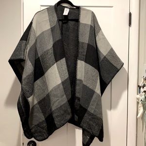 WOOLRICH Plaid Blanket Wrap - One Size